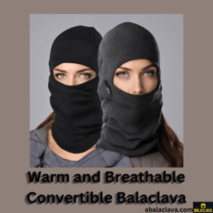 Warm and Breathable Convertible Balaclava