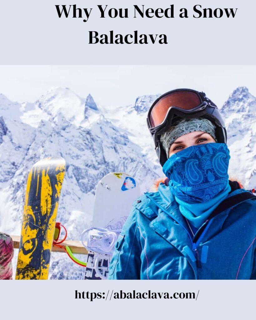 snow balaclava