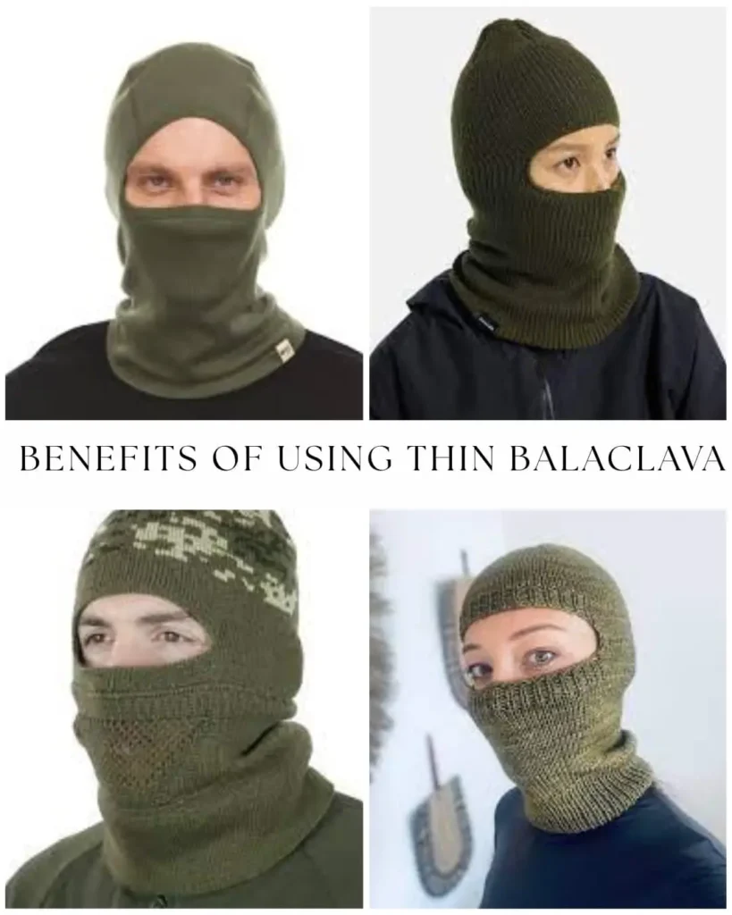 Benifits Thin Balaclava