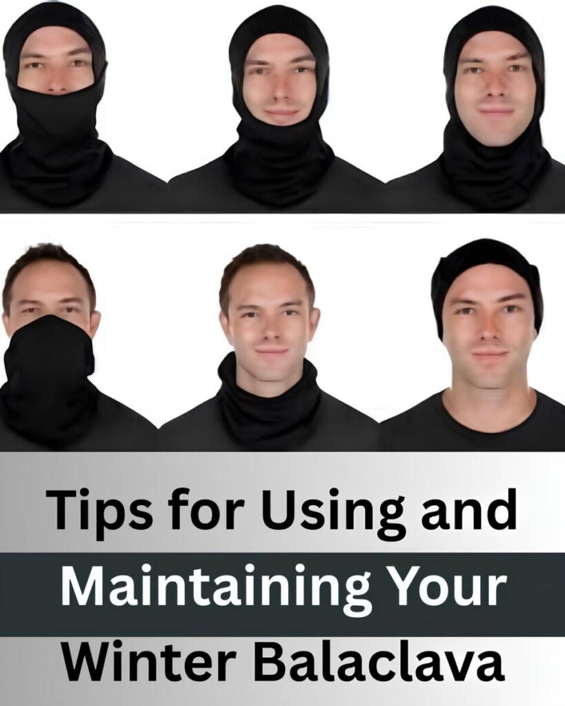 Tip using winter balaclavas